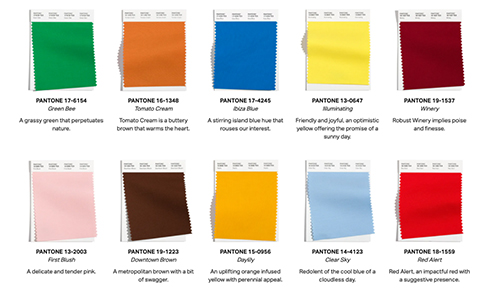 Pantone reveals London Fashion Week AW21 colours